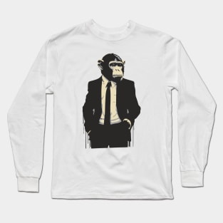 buisiness monkey Long Sleeve T-Shirt